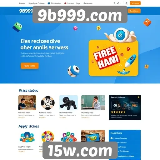 Acessibilidade e interface de usuário do site 9b999.com